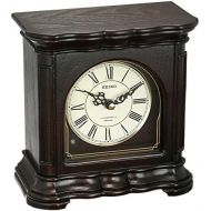 Seiko Mantel-Musical Wood Shelf Clock, Color:Dark Brown (Model: QXW243BLH)