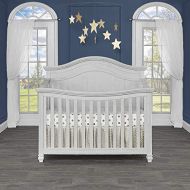 Evolur Madison 5 in 1 Curved Top Convertible Crib, Antique Grey Mist