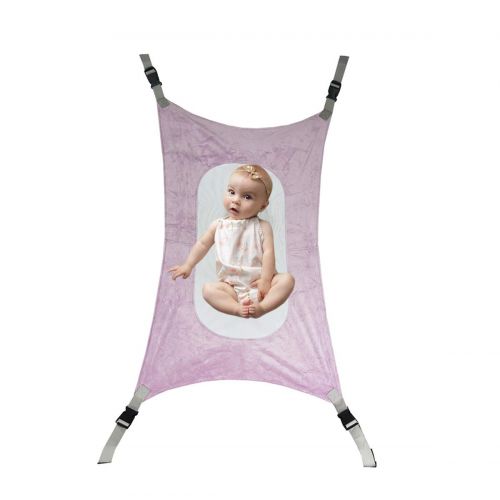  SUPBOSS Baby Hammock Swing Folding Crib for Newborn Adjustable Straps Comfortable and Breathable Supportive Mesh Safety Nursery Sleeping Bed,Gift Draw String Bag (Lavender)