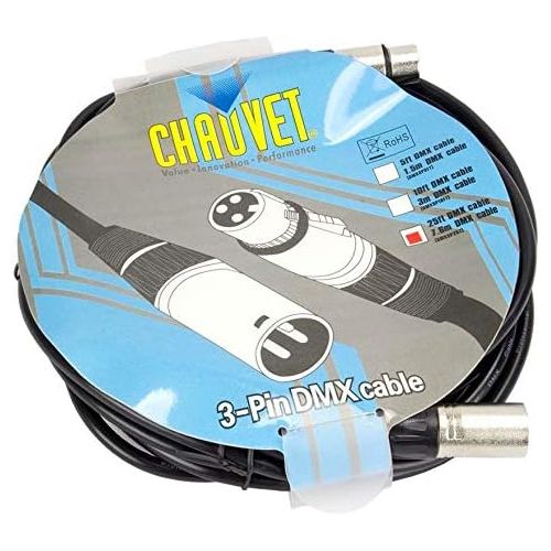  CHAUVET DJ CHAUVET OBEY 6 Compact Universal 6 Fixture DMX Lighting Controller + DMX Cables