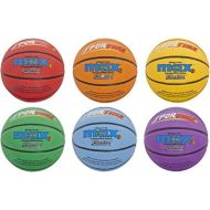 SportimeMax Womens Basketballs, 28-12 Inches, Multiple Colors, Set of 6