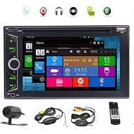 EinCar Wireless Backup Camers Included 2 Din Car DVD Player Autoradio Stereo with Wince System Automotive 3D GPS Auto Radio PC Electronics Double Din MP3 Music Capacitive Touchscreen in C