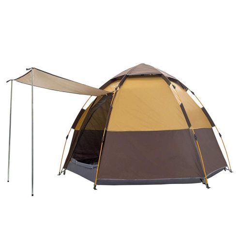  Anchor 3-4 Person Camping Tent Backpacking Tents Hexagon Waterproof Dome Automatic Pop-Up Outdoor Sports Tent Camping Sun Shelters