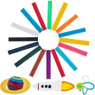 [아마존베스트]BBTO About 640 Pieces Sticky Wax Yarn Stix Monkey String Bendable for Children DIY School Project, 13 Colors