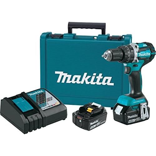  Makita XPH12M 18V LXT Lithium-Ion Brushless Cordless 12 Hammer Driver-Drill Kit (4.0Ah), (Discontinued by Manufacturer)