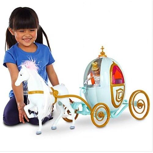 디즈니 Cinderella Doll and Carriage Playset Transforming Pumpkin Carriage Disney Store