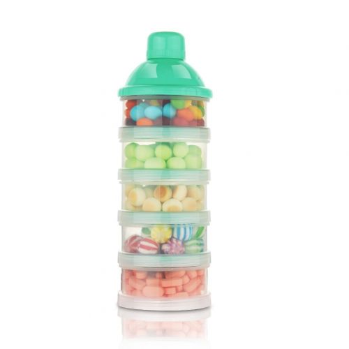  [아마존베스트]Accmor Baby Milk Powder Formula Dispenser, Non-Spill Smart Stackable Baby Feeding Travel Storage...