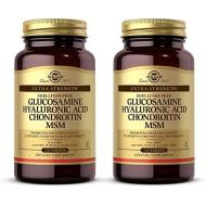 Solgar Glucosamine Hyaluronic Acid Condroitin MSM (Shellfish-Free) 120 Tablets - 2 Bottles