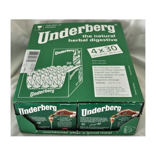  Underberg 4x30 Bottle Convenience Pack - Full Case by Underberg
