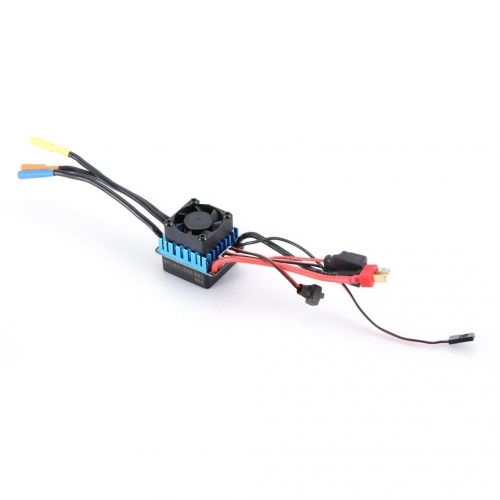  ShepoIseven 3650 3900KV Sensorless Brushless Motor with 60A Brushless ESC Electric Speed Controller for 110 Scale RC Toy Car
