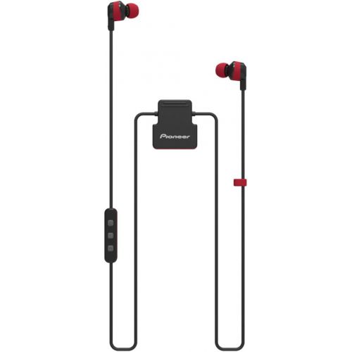 파이오니아 Pioneer Active in-Ear Wireless Headphones with Integrated Clip, Red SE-CL5BT(R)