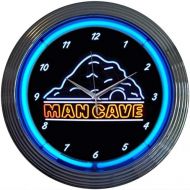 Neonetics Mancave Neon Clock