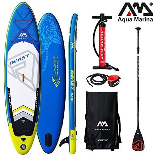  Aqua Marina Beast 2019 SUP Board Inflatable Stand Up Paddle Surfboard Paddel
