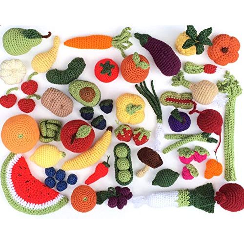 Penguin Yarns Crochet Fruit and Vegetable Play Toy