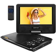 APEMAN 7.5 Portable DVD Player for Kids and Car Swivel Screen Support SD Card USB CD DVD with AV InputOutput and Earphone Port 4 Hours Built-in Rechargeable Battery
