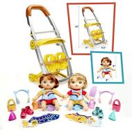 [아마존베스트]Baby Alive Littles, Shop ‘N Stroll Twins, Blonde Hair Doll, Red Hair Doll, Stroller, 18 Accessories, Toy for Kids 3 Years Old & Up