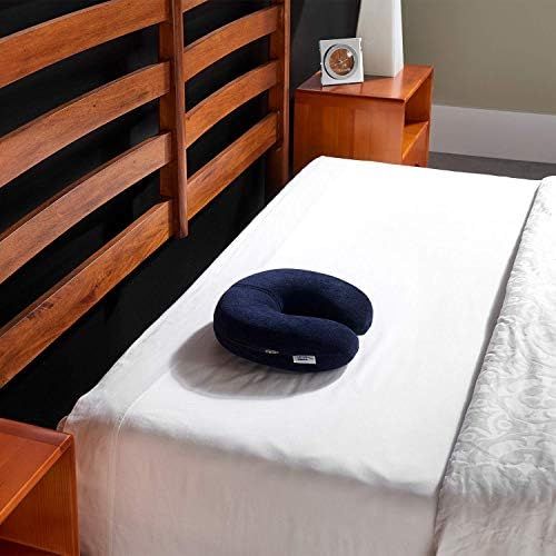 템퍼페딕 Tempur-Pedic TEMPUR-Travel Neck Pillow, Soft Support, Pressure Relief, Adaptable Comfort Washable Cover, Assembled in The USA, 5 YR Warranty, Navy