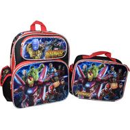 Ruz Marvel Avengers Infinity War 12 School Backpack And Insulated Lunch Box Set