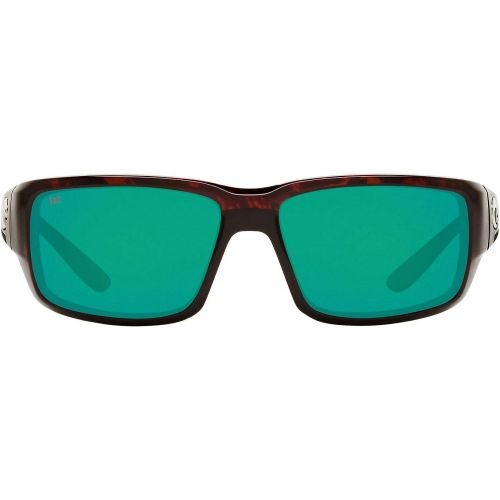  Costa Del Mar Costa del Mar Unisex-Adult Fantail TF 11 OBMGLP Polarized Iridium Rectangular Sunglasses