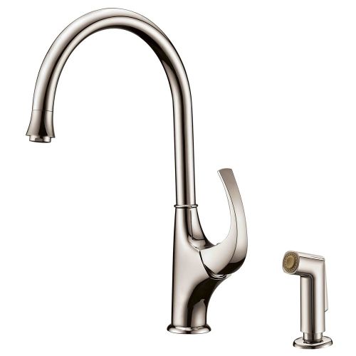  Dawn AB04 3276BN kitchen faucet with side spray, Brushed Nickel