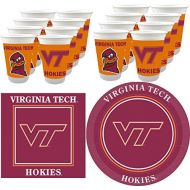 Westrick Virginia Tech Hokies Party Supplies - 48 Pieces (Serves 16)