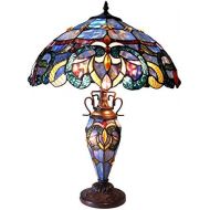 Chloe Lighting CHLOE Lighting CH18091PV18-DT3 Nora Double Lit Table Lamp, One Size, Multicolor