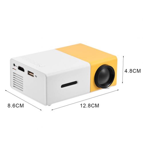  Upgraded Mini Projector, Asixx LED Portable Projector Full HD Mini Video Projector Support 1080P HDMI,...