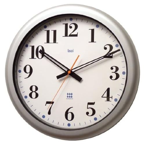  BAI Aquamaster Weatherproof Wall Clock, Bodoni White