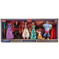 Disney Interactive Studios Aladdin Disney Deluxe Doll Gift Set, Action Figures of Aladdin, Jasmine, Genie, Jafar, Abu,...