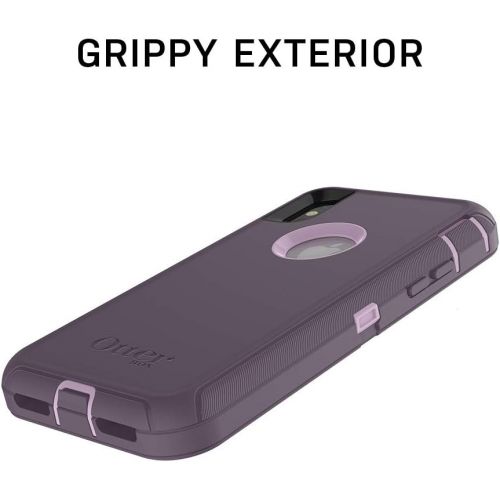 오터박스 OtterBox Defender Series Case for iPhone Xs & iPhone X - Retail Packaging - HAPPA (Silver PinkRED PlumHAPPA Graphic)