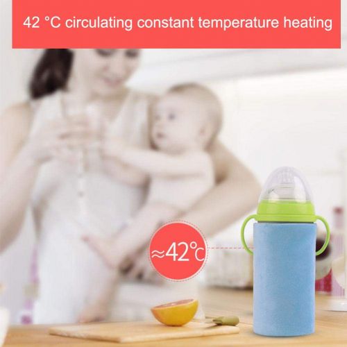  Poetryer babyflaschen warmer USB Babykostwarmer Isoliertasche, Sandwich-Isolierung Design, abnehmbarer Innenschuh, 42 ° C zirkulierende konstante Temperatur Heizung, kann fuer tragbare Strom