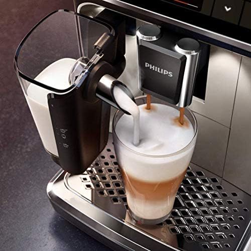 필립스 [아마존베스트]Philips 5400 Serie EP5447/90 Kaffeevollautomat, 12 Kaffeespezialitaten (LatteGo Milchsystem) Matt-Schwarz/Verchromte Arena