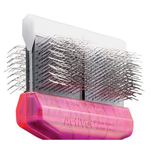  ActiVet TuffZapper Duo Demat Brush: Two Brushes in One! (9.0 cm wide)