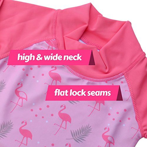  JAN & JUL Kids Long Sleeve Swim-Suit Rash Guard with UPF 50+ Sun Protection, Shirt or Set for Baby or Toddler (Boy or Girl)