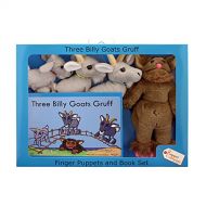 The Puppet Company Traditional Story Sets Three Billy Goats Gruff & Troll Book and Finger Puppets Set