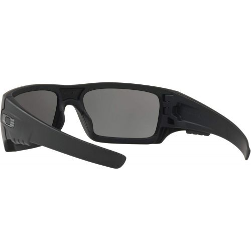 오클리 Oakley Mens Si Ballistic Det Cord Rectangular Sunglasses, Matte Black, 60.8 mm
