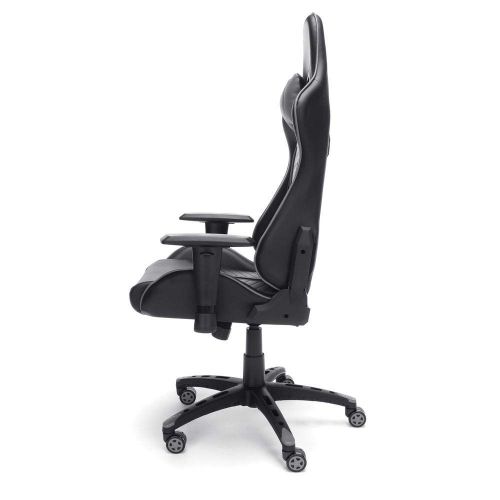  Essentials by OFM ESS-6065 Racing Style Gaming Chair, Gray