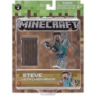 Minecraft Steve in Chain Armor Figure Pack Action Figure