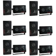 Pyramid 2 New 2060 300W 3-Way Car Audio Mini Box Speakers Stereo System Indoor (6 Pack)