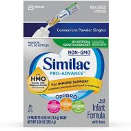 Similac Pro-Advance Non-GMO with 2-FL HMO Infant Formula with Iron for Immune Support, Baby Formula 0.58 oz, 16 Count