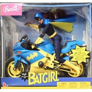 Barbie Year 2003 Super Hero 12 Inch Doll Set - Barbie as Batgirl with Batgirls Motorcycle and Batarang