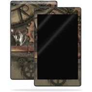 MightySkins Skin Compatible with Amazon Kindle Fire HD 8 (2017) - Steam Punk Room | Protective, Durable, and Unique Vinyl Decal wrap Cover | Easy to Apply, Remove, and Change Style