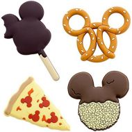 Disney Parks 4 Disney Food Magnets Pizza, Mickey Ice-Cream, Cookie, & Pretzel