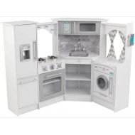 KidKraft Ultimate Corner Play Kitchen Set, White, exclusive (Amazon Exclusive)