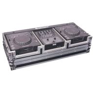 ODYSSEY Odyssey FZ10CDJW Flight Zone Dj Coffin With Wheels For A 10 Mixer And Two Large Format Cd Players