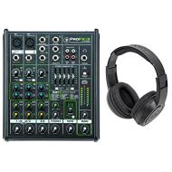 New Mackie PROFX4v2 Pro 4-Ch Compact Mixer w Effects PROFX4 V2+Samson Headphones