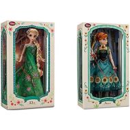 Disney - Limited Edition Anna Doll and Elsa Doll Set From Frozen Fever - 17 Each - New in Box