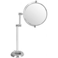 Asixx Makeup Mirror, 360 Degrees Swivel Rotation Bathroom Wall Mount Makeup Mirror Foldable Swiveling Dual-Side 3X Manifying Vanity Mirror Suitable for Kinds of Decoration Styles(6