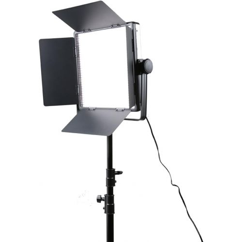  Godox LED1000 4400Lux Dimmable White Version Photography Studio Video Led Panel Lighting with Remote Control,Power Cable,Colour Filter