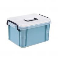 First aid kit LCSHAN Double-Layer Household Classification Medicine Box Portable Multifunctional Plastic (Color : Blue, Size : L)